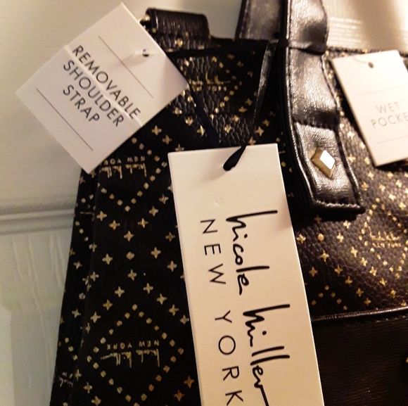 Nicole Miller New York tote diaper bag - Picture 4 of 8